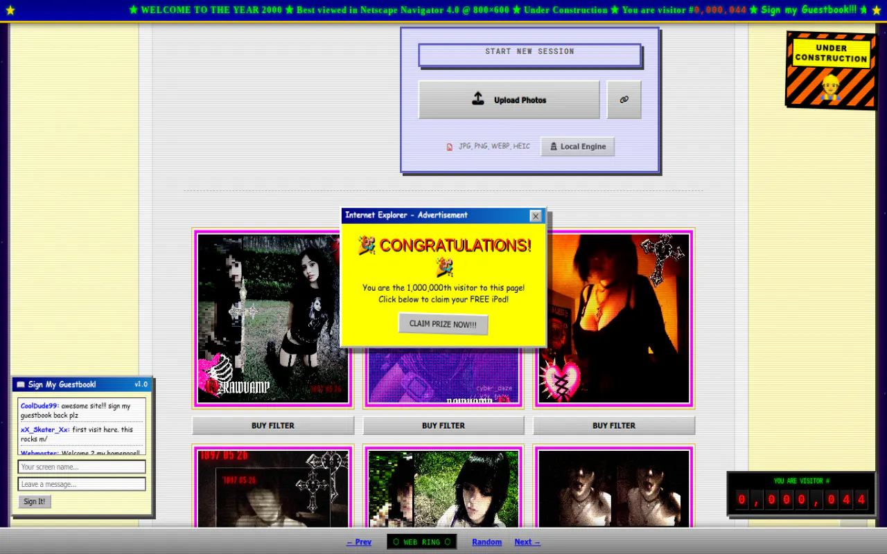 RawY2K: 90s & Y2K Retro Theme gallery image