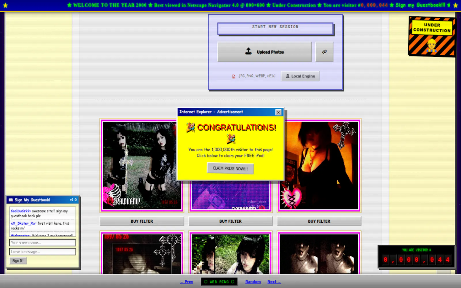 RawY2K: 90s & Y2K Retro Theme screenshot 2