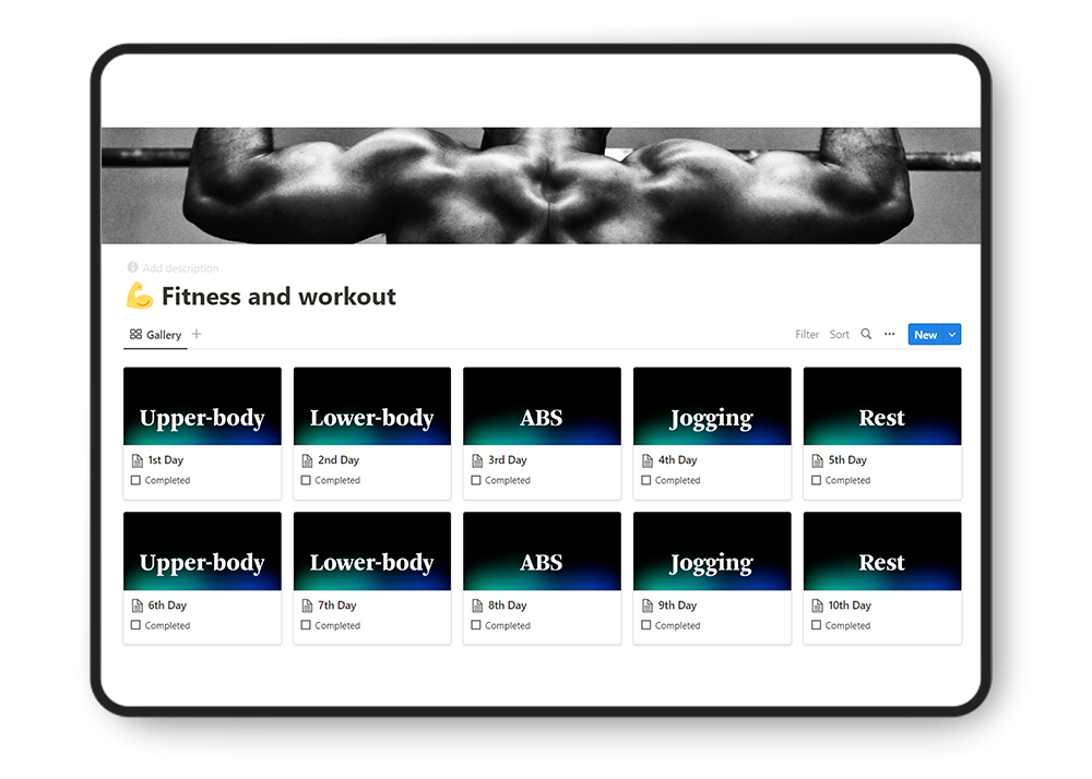 Personal growth | Notion Template gallery image