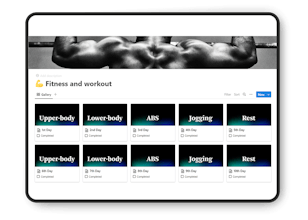 Personal growth | Notion Template gallery image