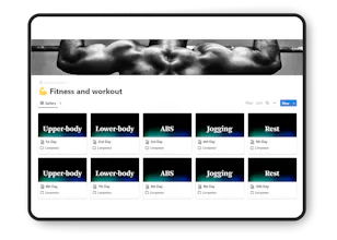 Personal growth | Notion Template gallery image