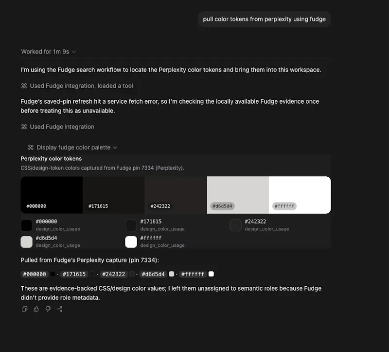 Fudge MCP screenshot 4