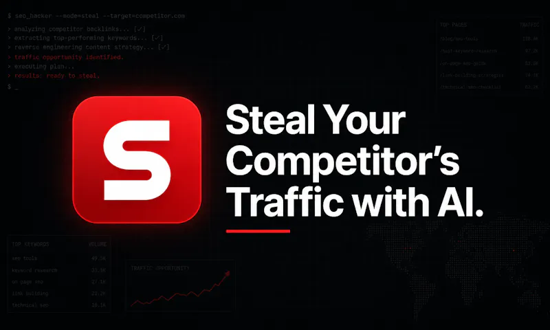 TrafficHeist - Your Competitor's Traffic screenshot 1