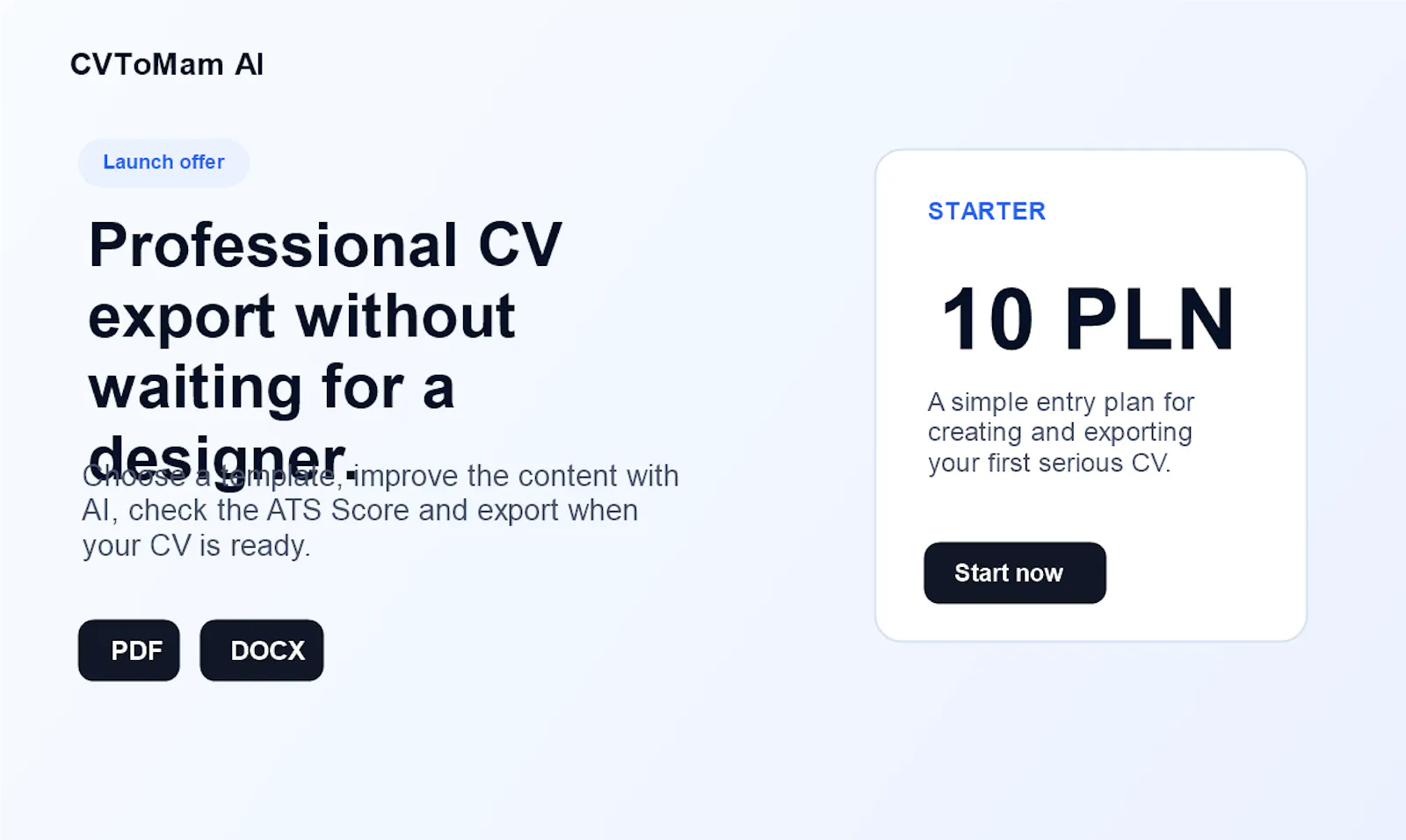CVToMam AI screenshot 1