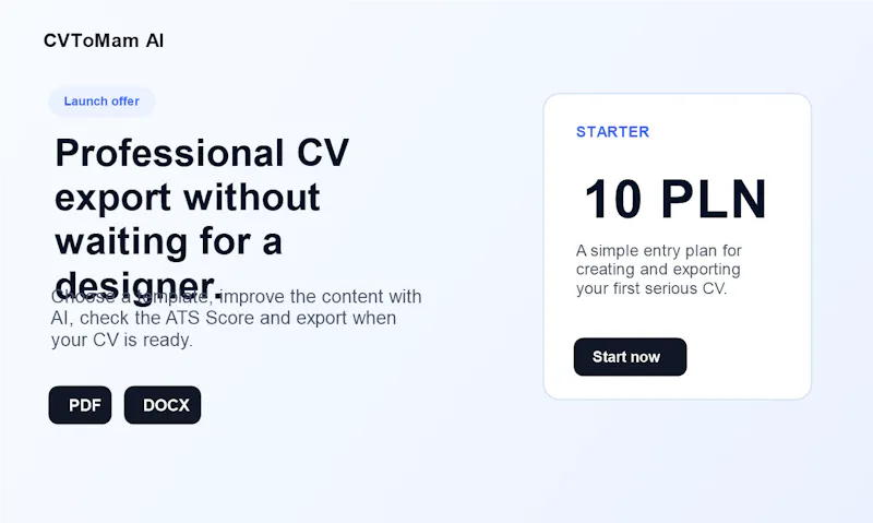 CVToMam AI screenshot 1