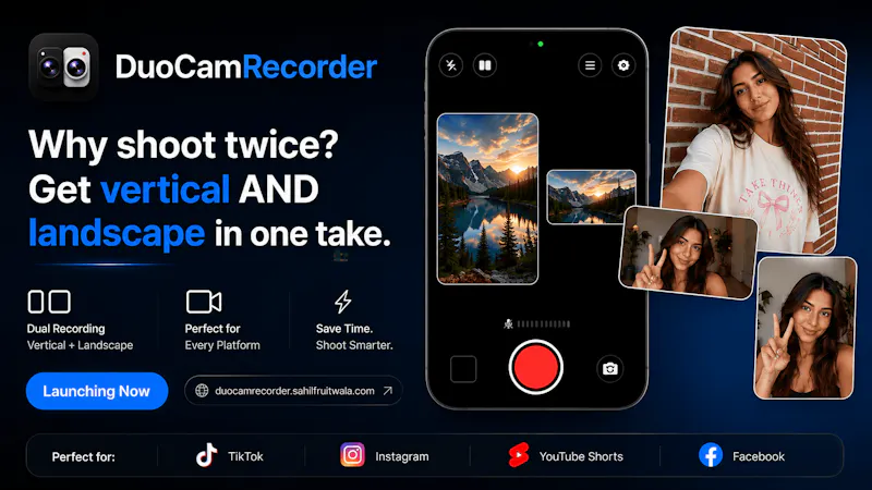 DuoCamRecorder screenshot 1