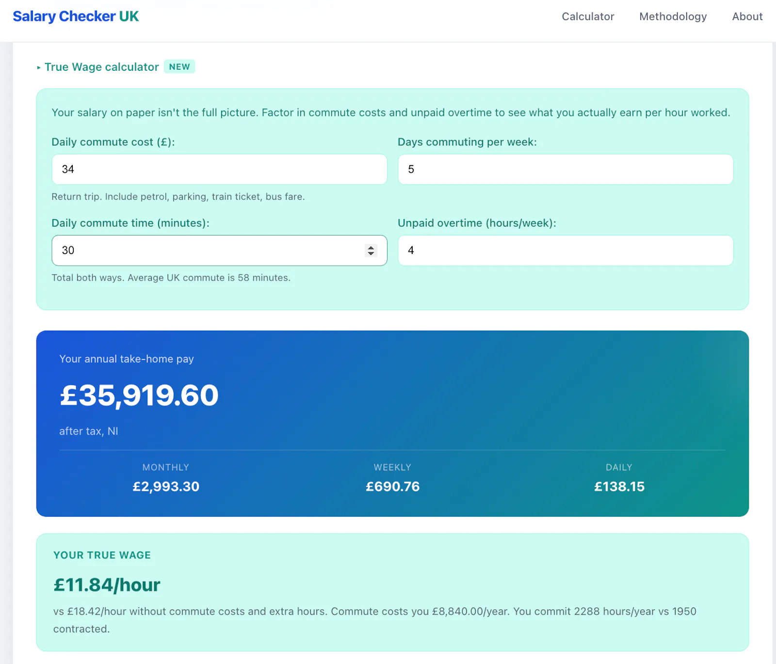 Salary Checker UK screenshot 2