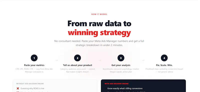 Ads Decision Engine  screenshot 2