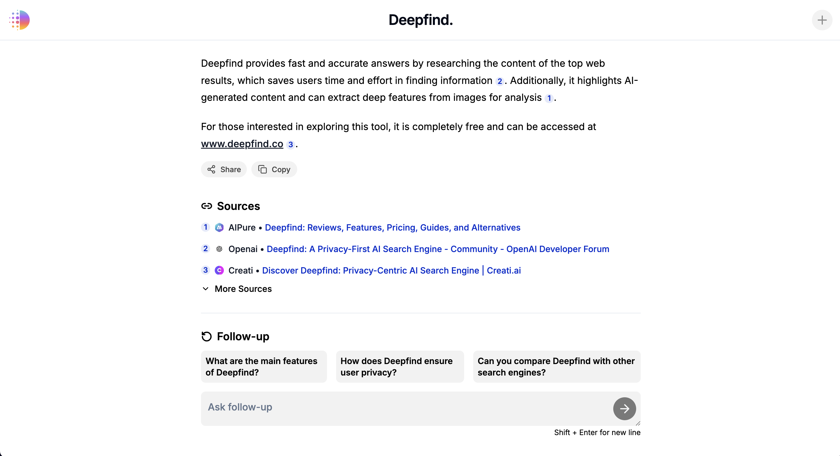 Deepfind gallery image