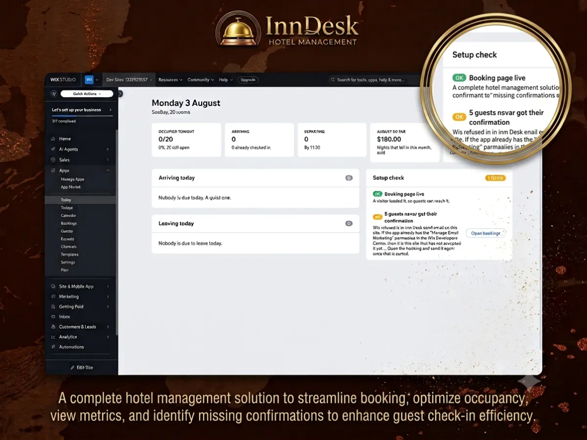 Wix Hotel Booking App gallery image