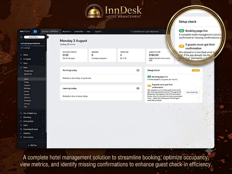 Wix Hotel Booking App screenshot 3