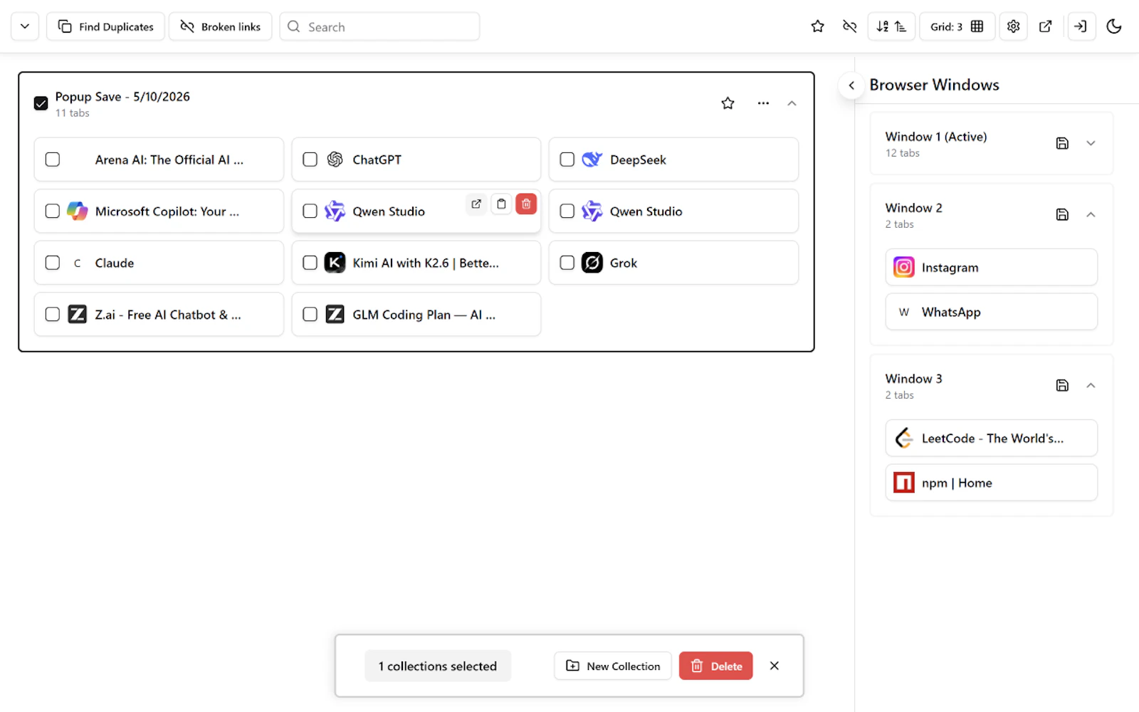 Tabsy screenshot 1
