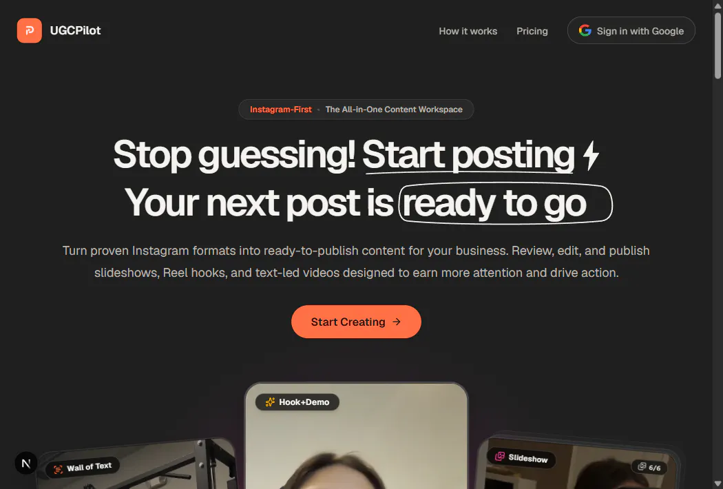 UGCPilot — Instagram Marketing Workspace gallery image