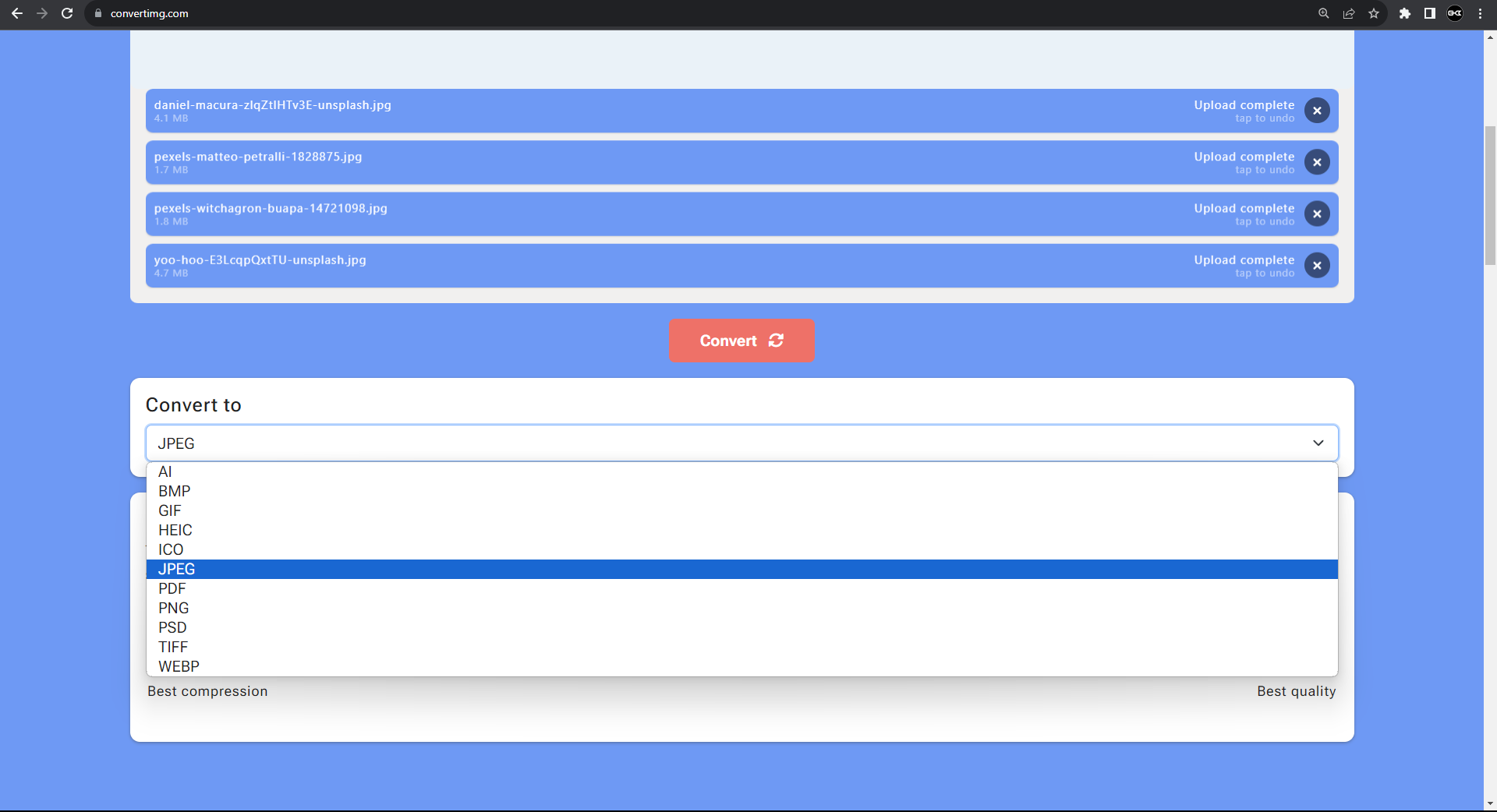 Mídia 3 de ConvertImg.com