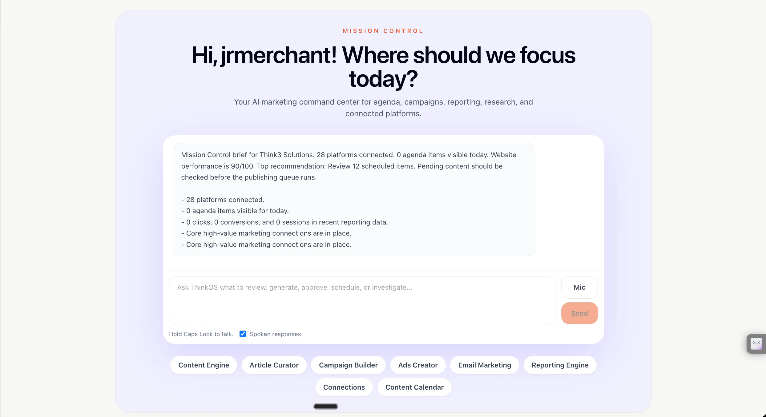 AI Marketing OS for Web3 teams gallery image