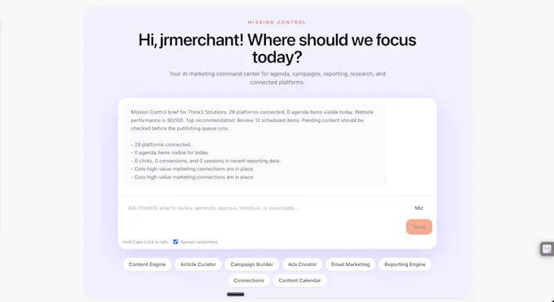 AI Marketing OS for Web3 teams screenshot 1