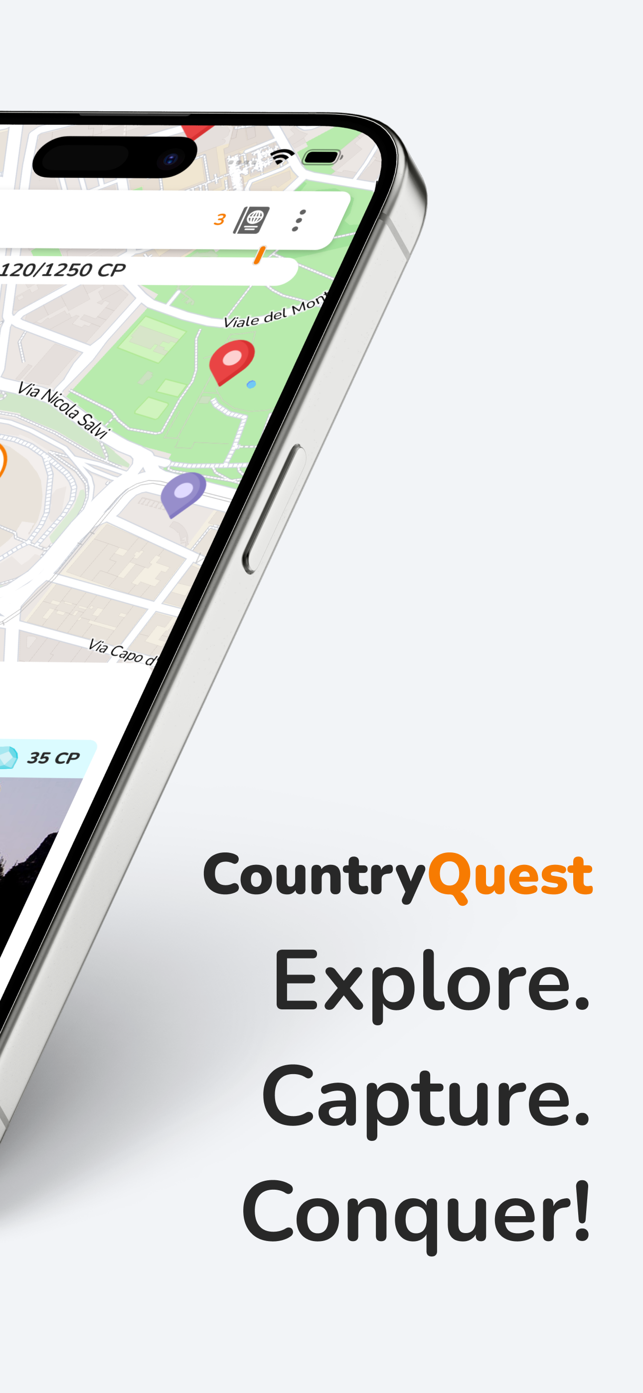 CountryQuest - Gamified Travel App медиа 3