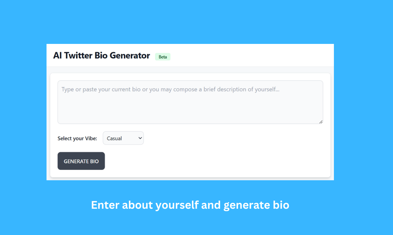 Ai Twitter Bio Generator media 2