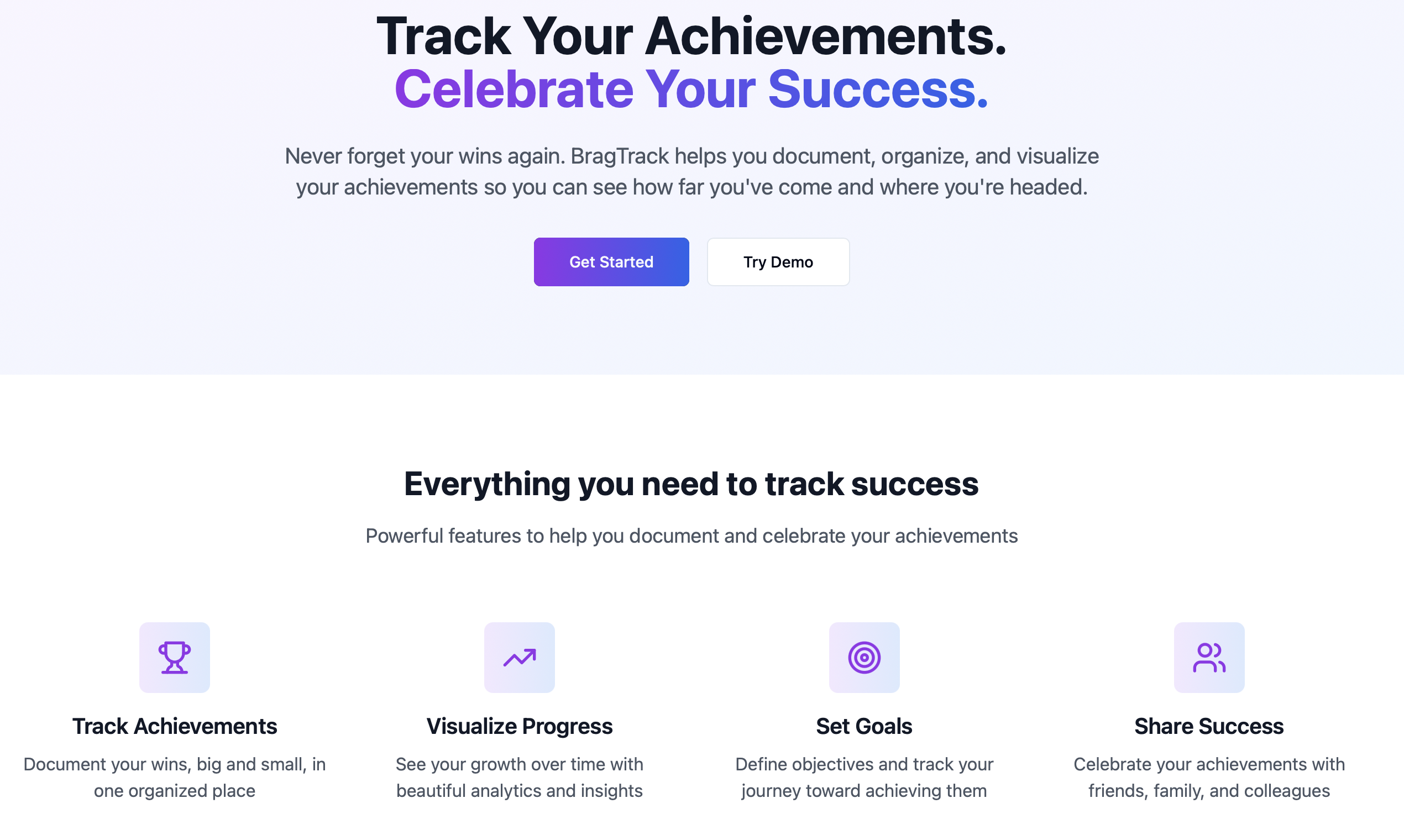 BragTrack gallery image