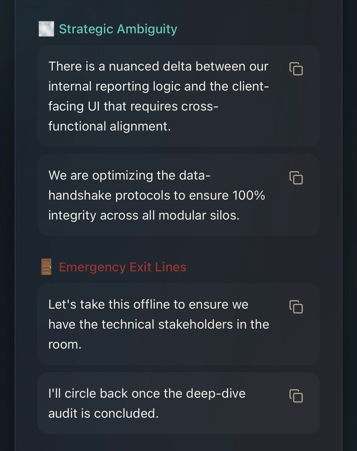 Transfer the Blame | Contextual Excuses gallery image