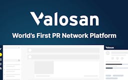 Valosan PR Network Platform media 2