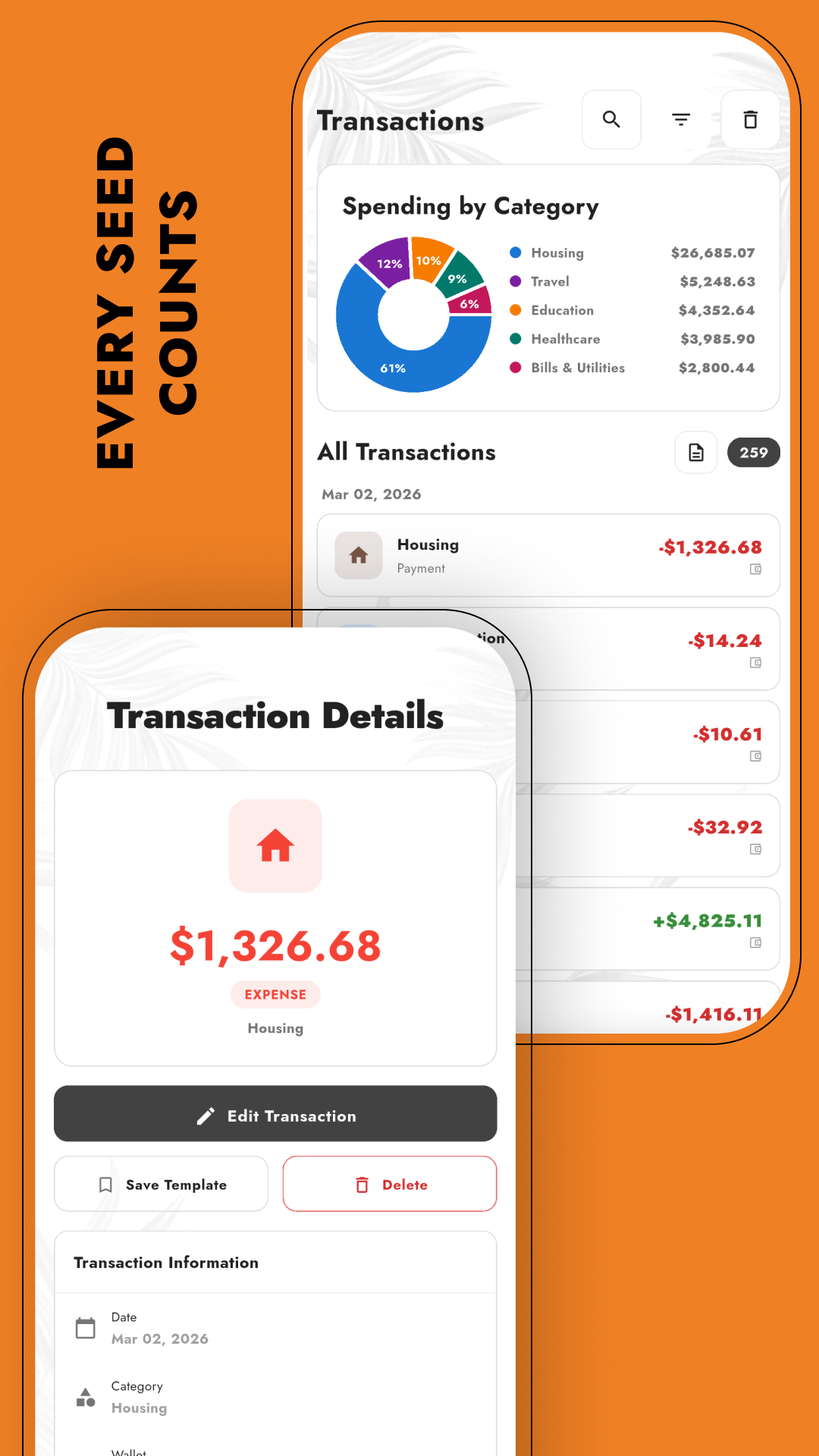Vuna - Screenshot 3 showing product features and functionality