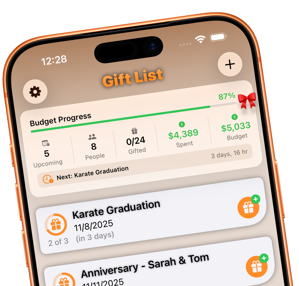 Gift List Planner & Tracker gallery image