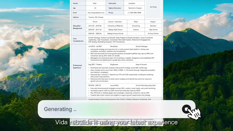 Vida screenshot 1 (video preview)