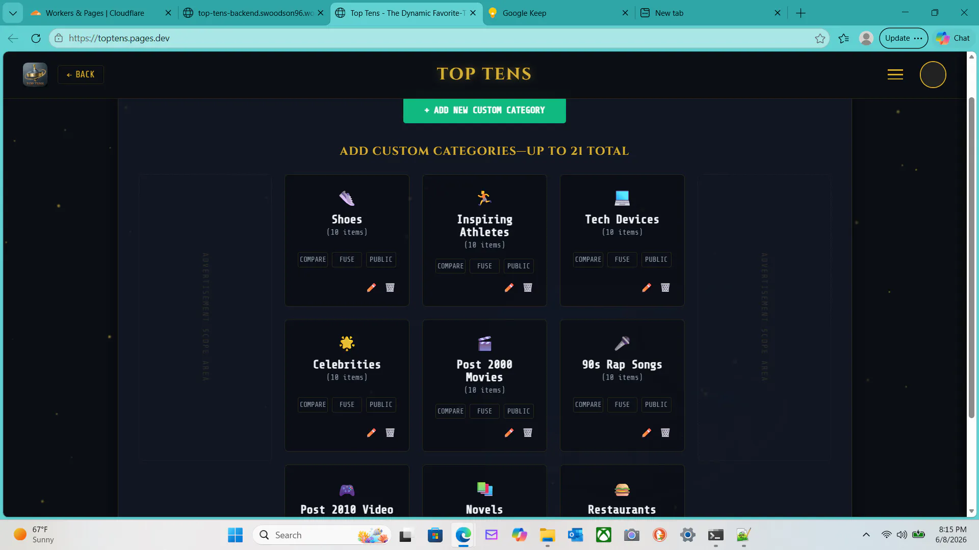 Top Tens Vault gallery image