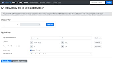 Option Visualizer gallery image