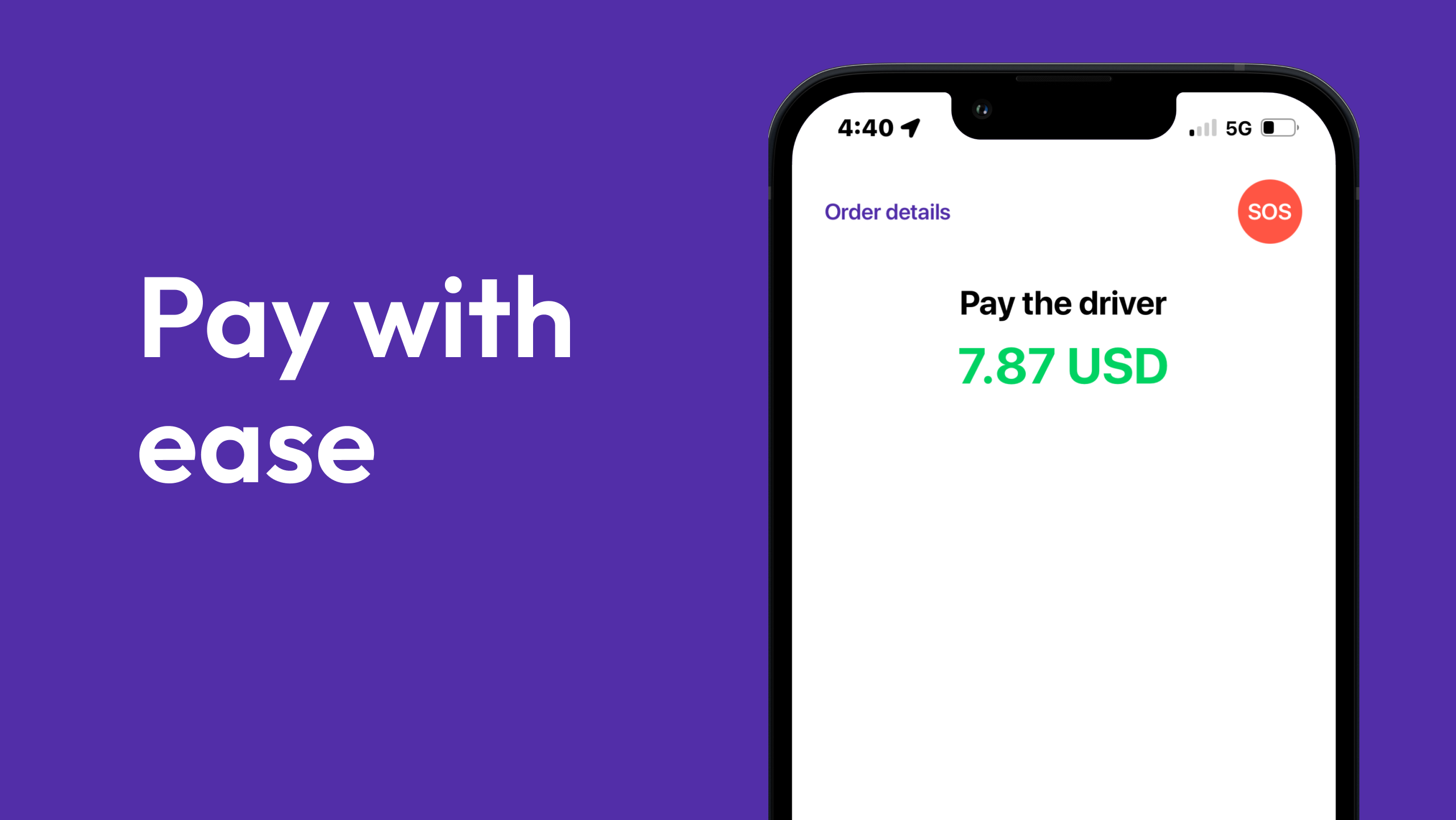 App Omni Rideshare - Giri equi per passeggeri e conducenti media 5