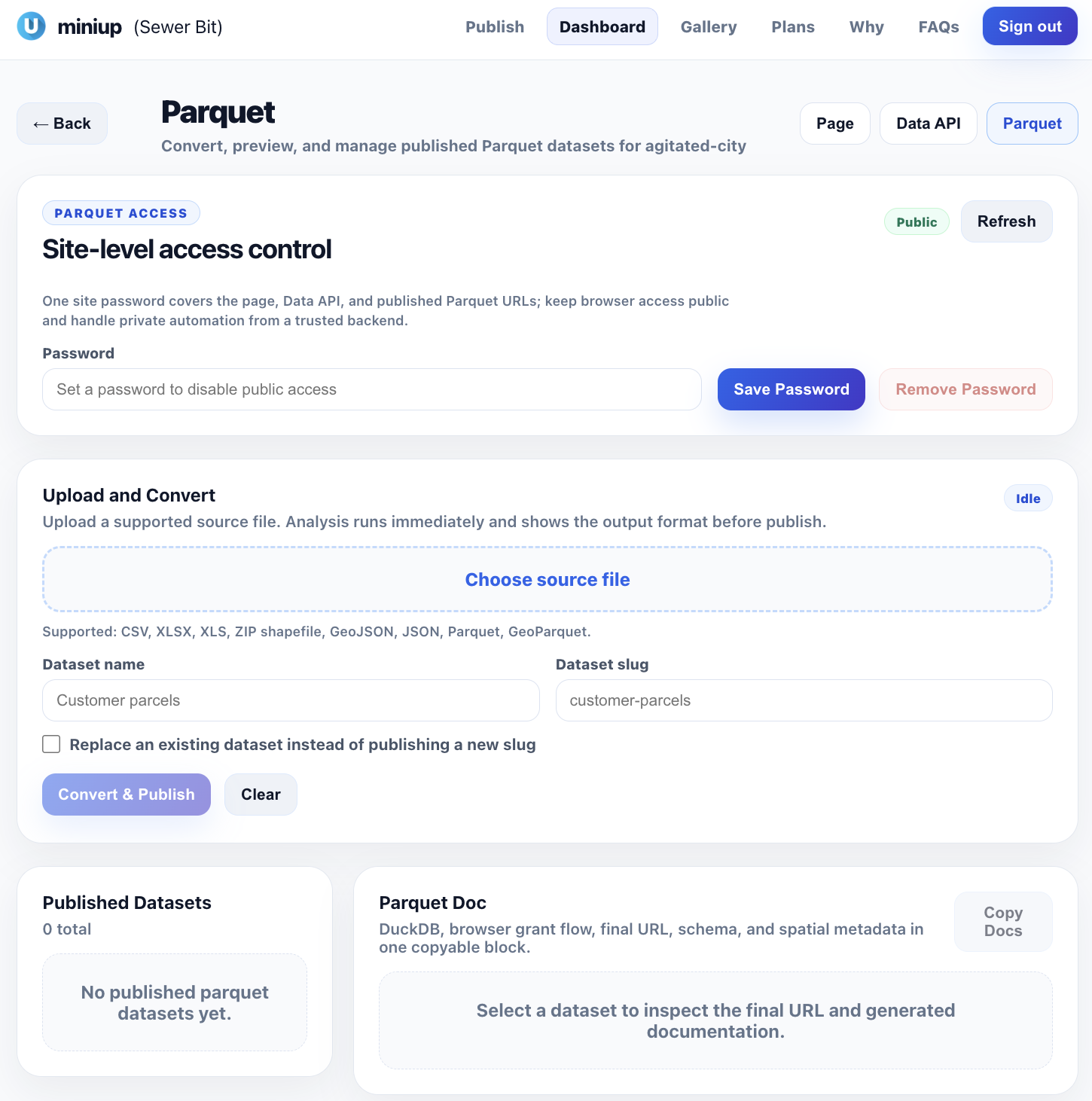 miniup.io gallery image