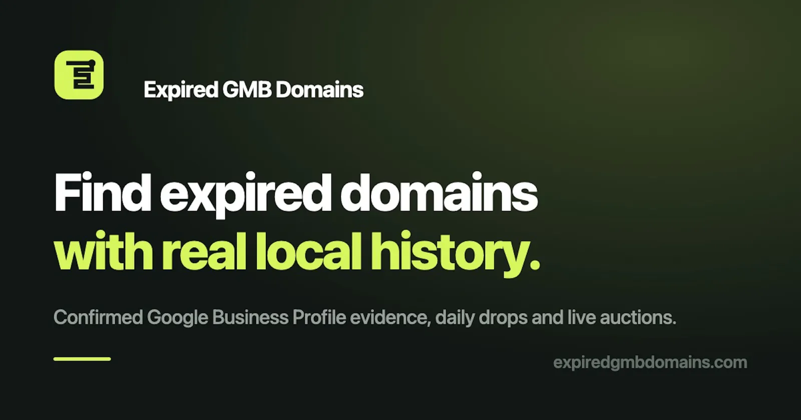 Expired GMB Domains screenshot 1