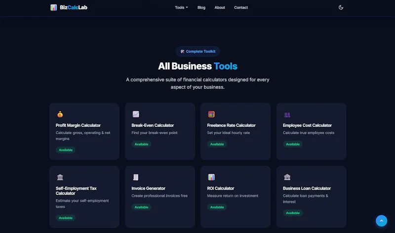 BizCalcLab screenshot 1