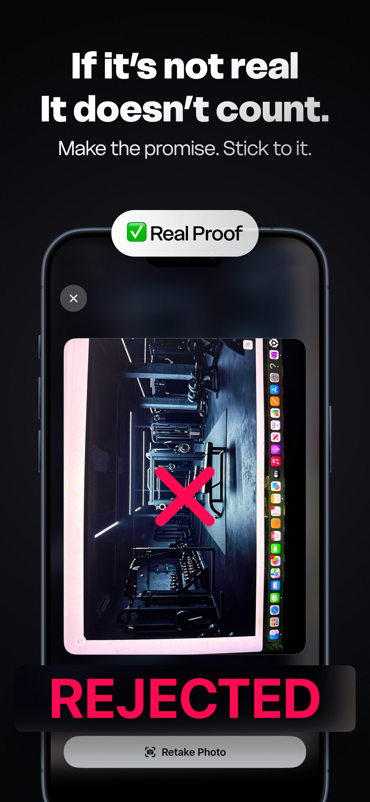 GymProof: Gym Accountability - Screenshot 5 showing product features and functionality