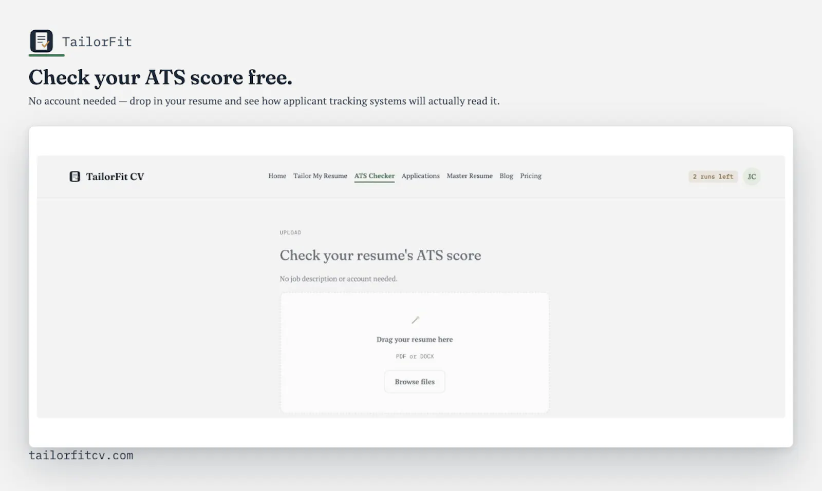 TailorFit CV screenshot 6