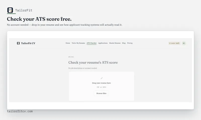 TailorFit CV screenshot 6