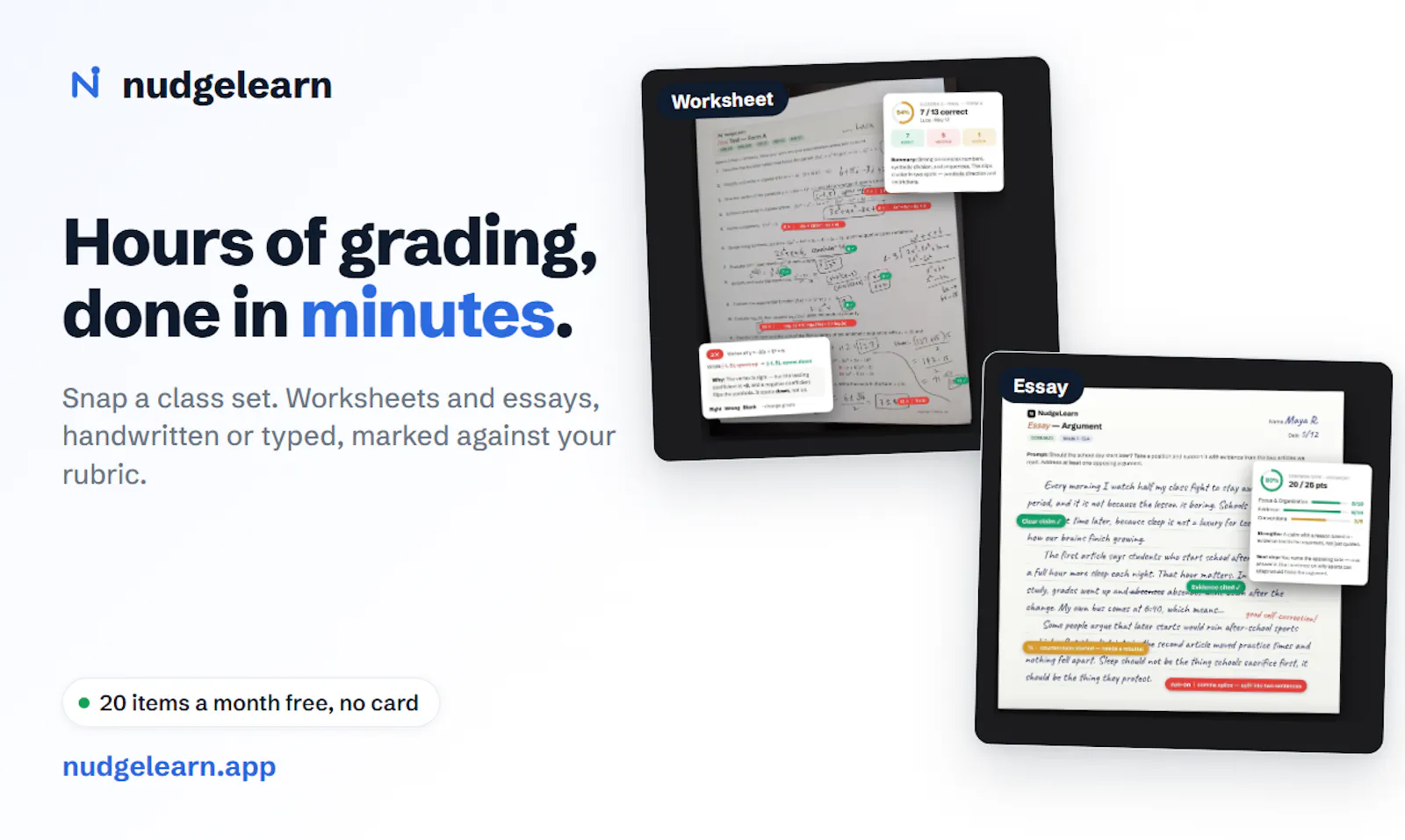 NudgeLearn screenshot 1