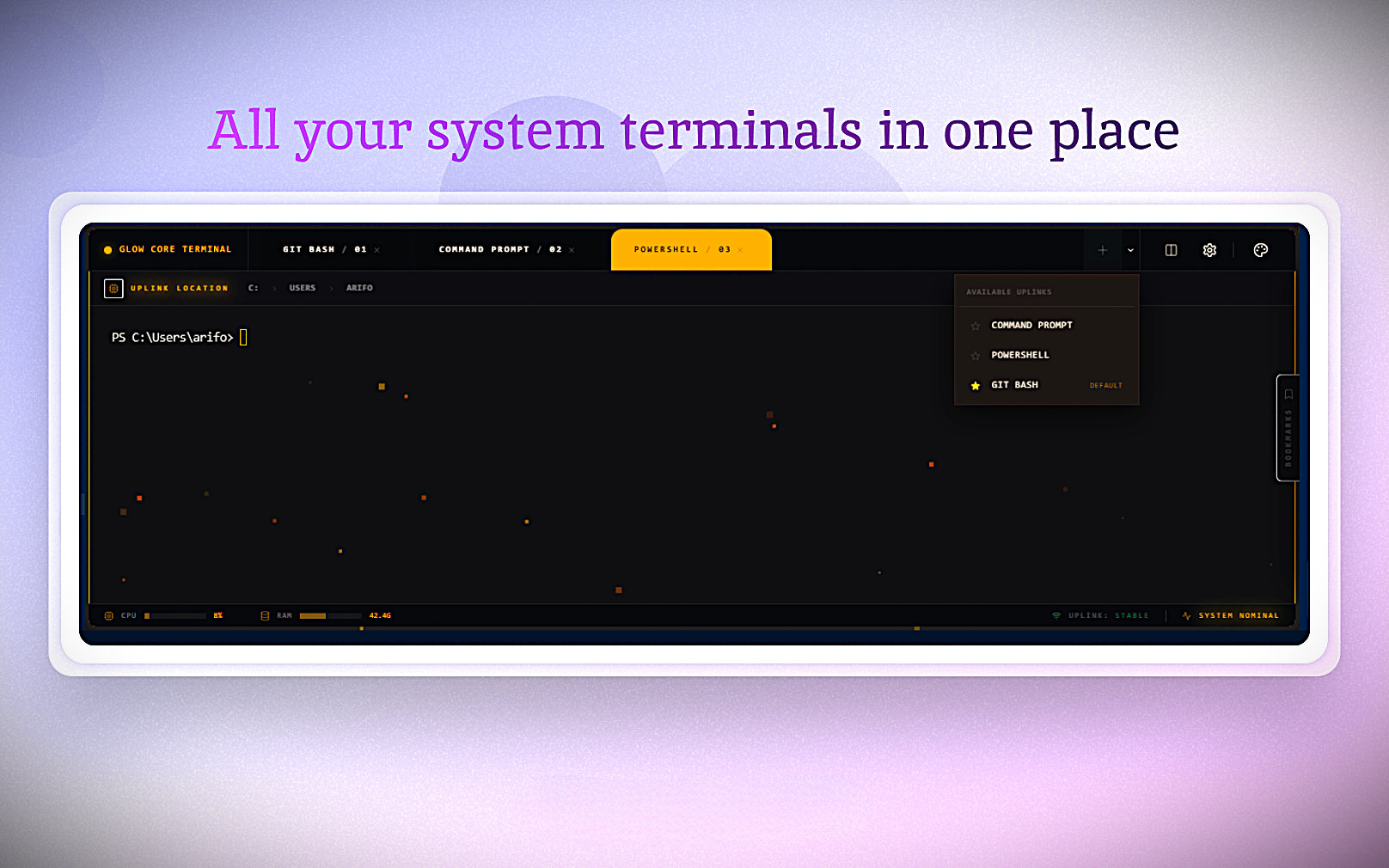 Terminal Glow gallery image