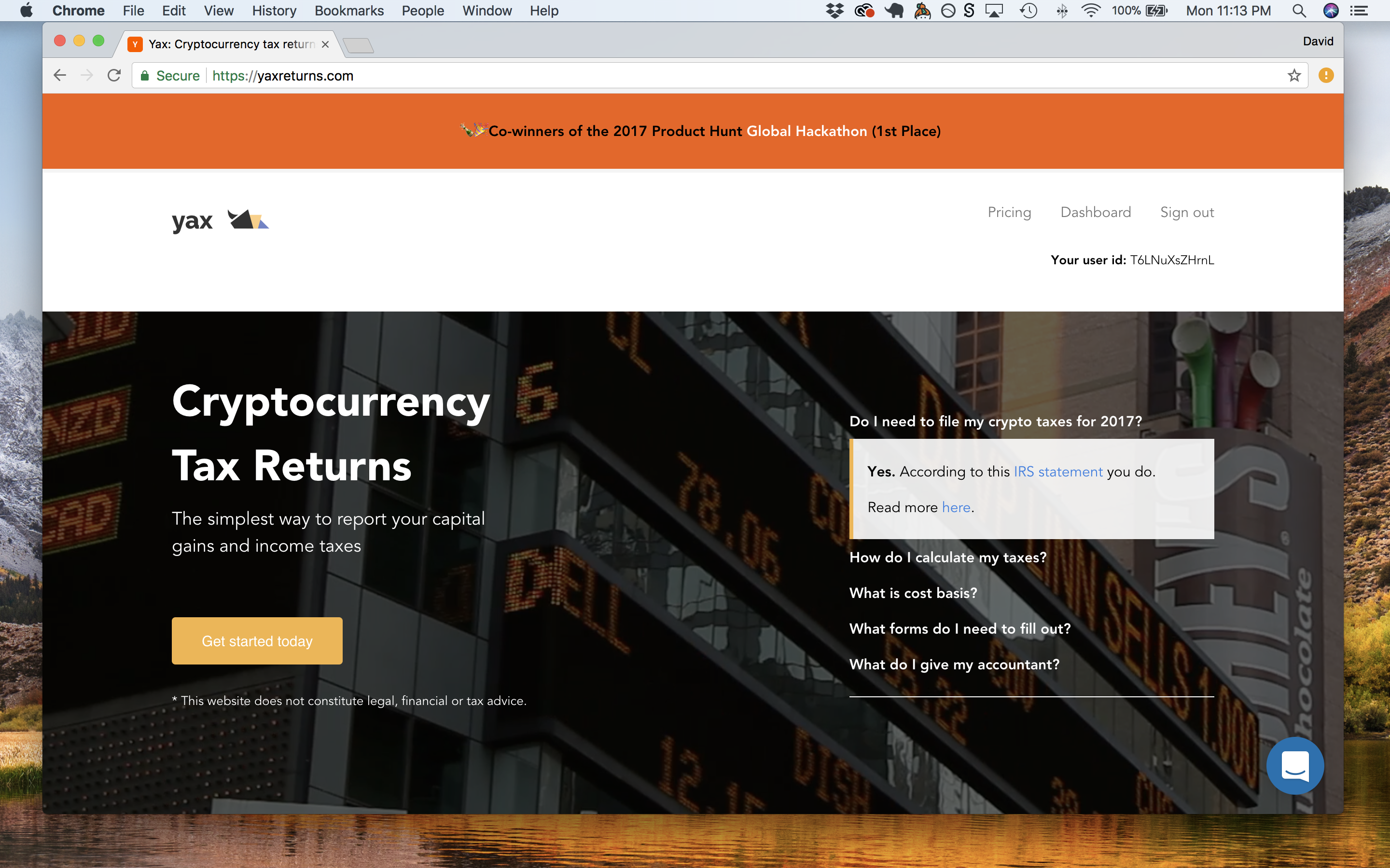 YaxReturns gallery image