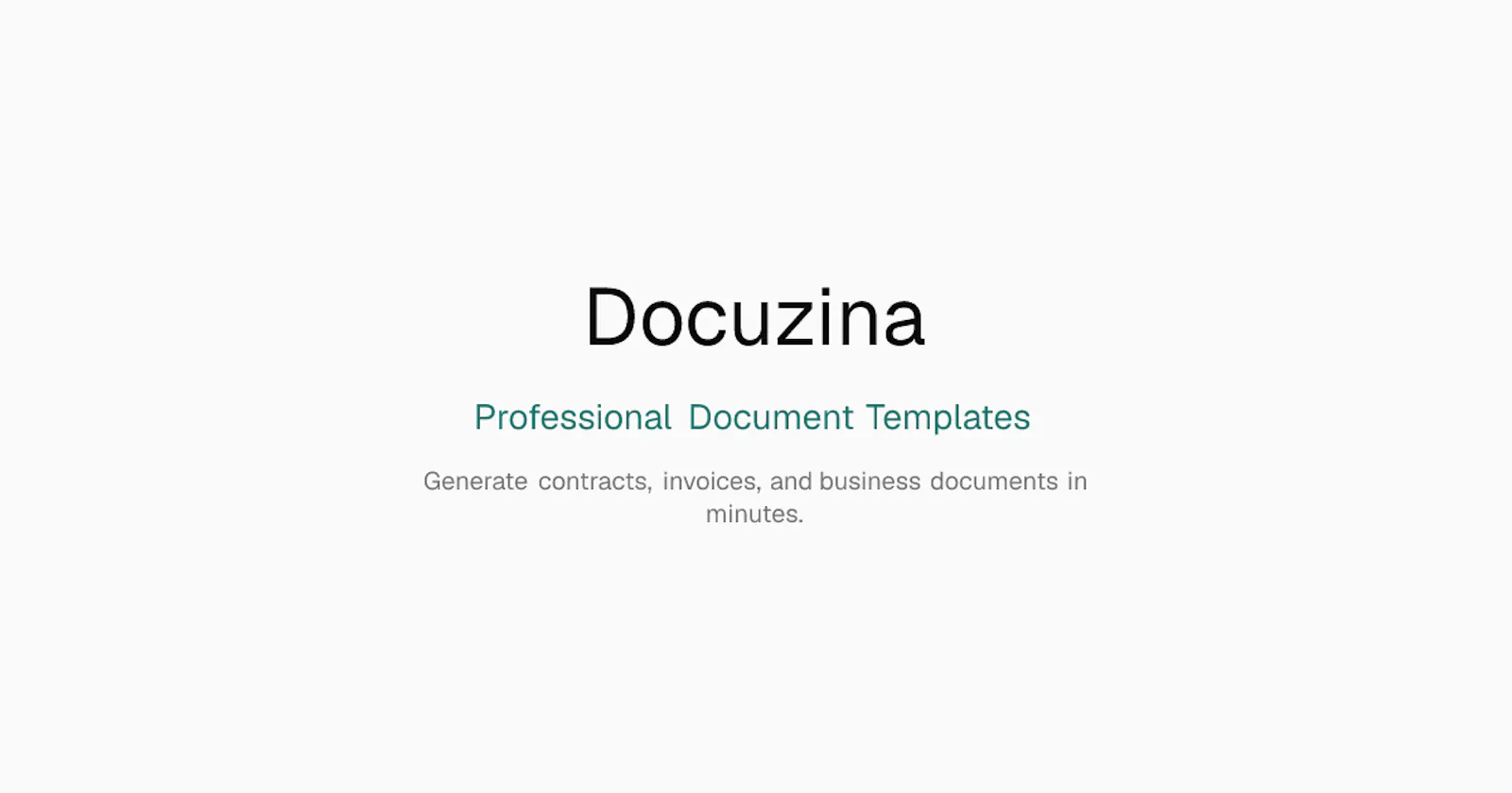 Docuzina screenshot 1