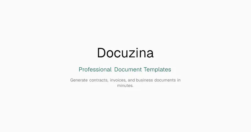 Docuzina screenshot 1