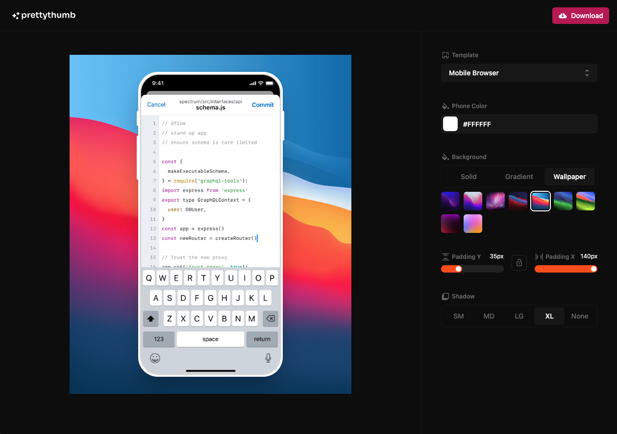 PrettyThumb - Создать маркетинговые миниатюры красивых продуктов за секунды медиа 5