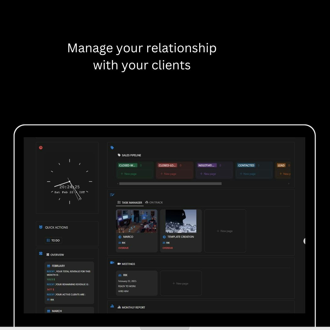 Crm dashboard  gallery image