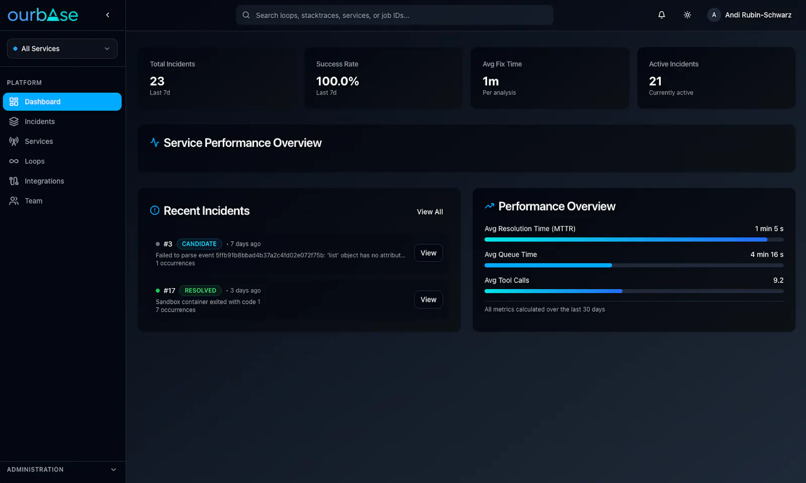 OurBase screenshot 2