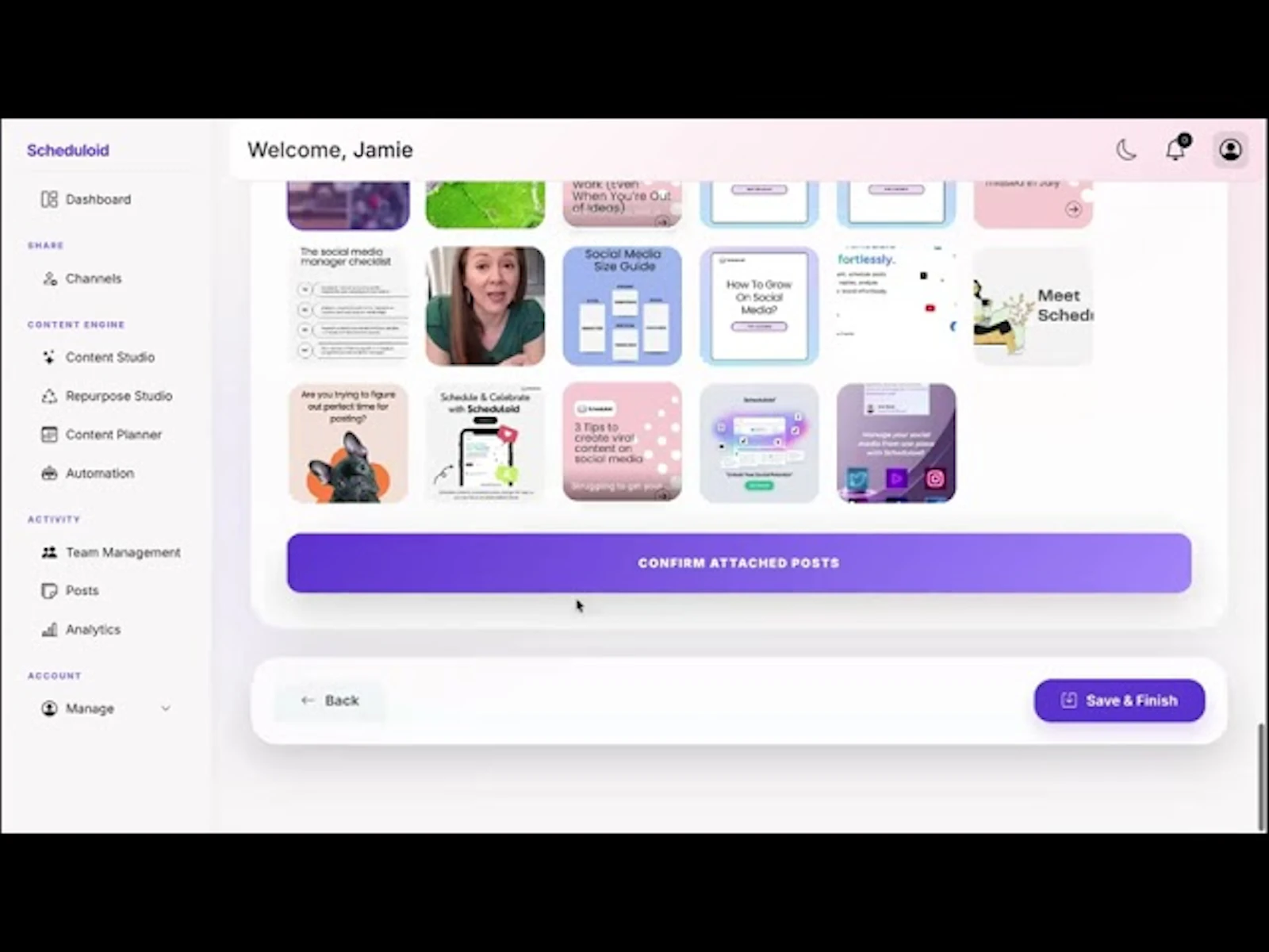 scheduloid screenshot 1 (video preview)
