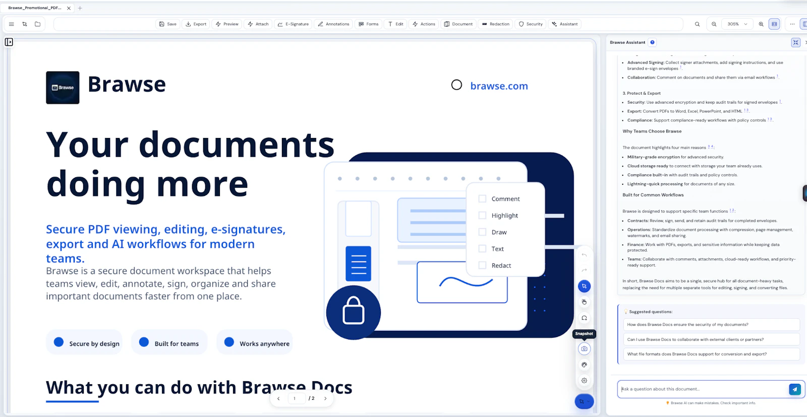 Brawse Docs screenshot 2