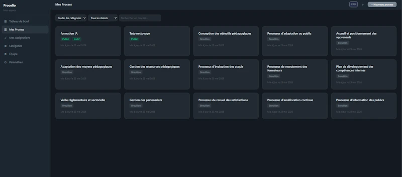 Procelio screenshot 2