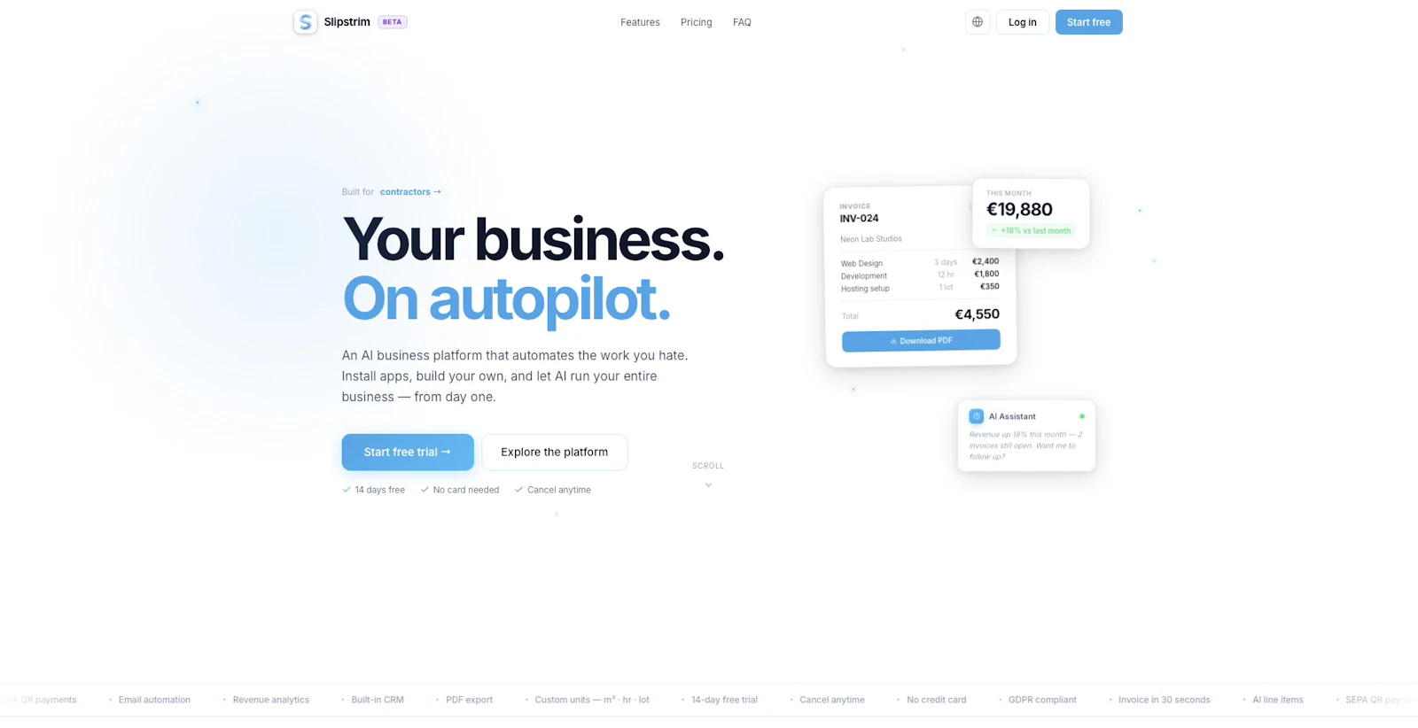 Slipstrim screenshot 1