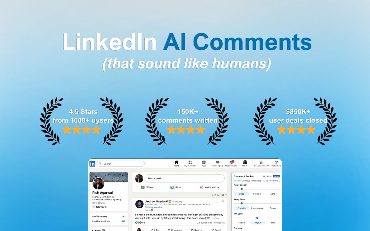 CommentRocket - LinkedIn Comments